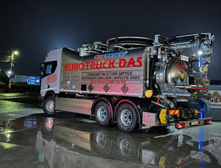EUROTRUCK DAS oferă servicii de vidanjare în Iași cu tehnologie de ultimă generație