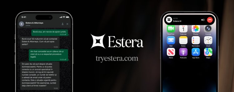 Estera, platforma care automatizează apelurile și conversațiile companiilor cu AI, fondată de doi tineri români