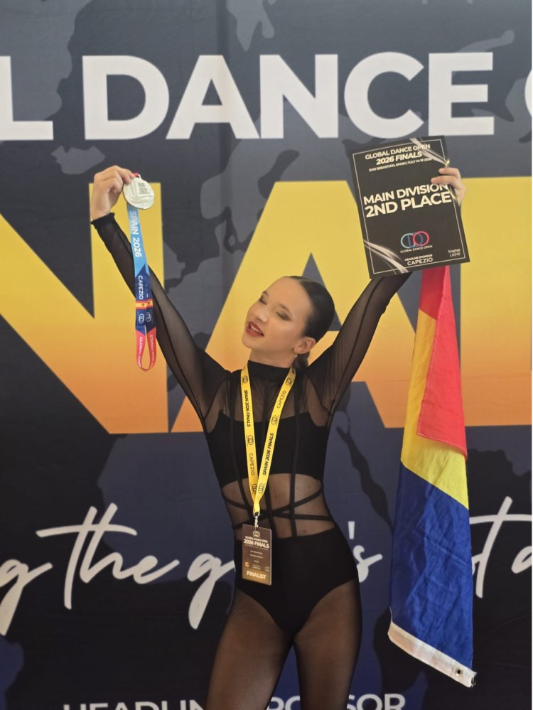 PERFORMANȚĂ ISTORICĂ PENTRU ROMÂNIA: DEBORA ANABELLE VAIDES ESTE VICECAMPIOANĂ MONDIALĂ LA ACRODANCE JUNIOR