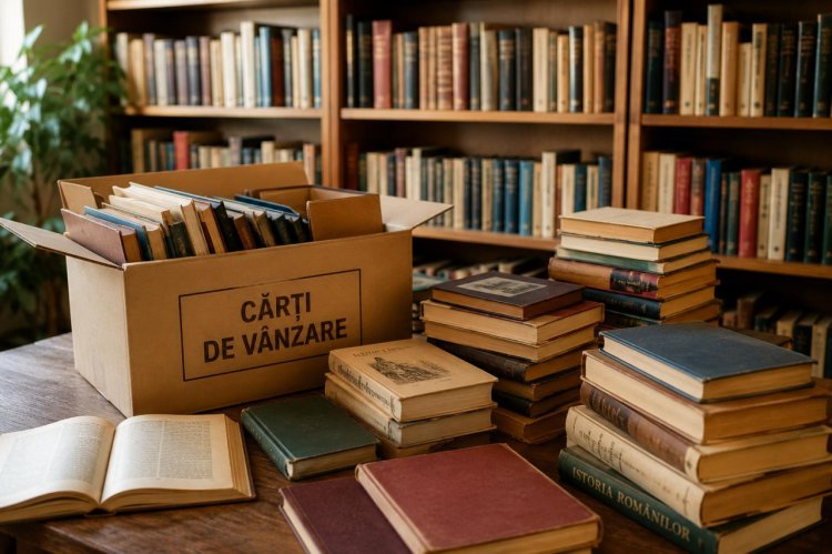 Vânzarea unei biblioteci devine mai simplă și mai organizată cu ajutorul unui anticariat