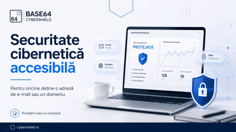 CyberShield: securitate cibernetică accesibilă pentru orice adresă de e-mail și domeniu din România