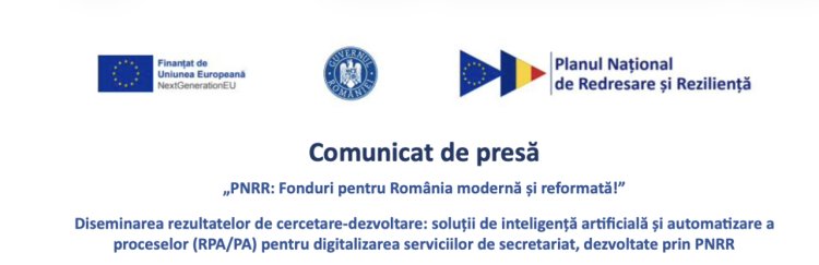 Update proiectul PNRR "Adoptarea tehnologiilor digitale avansate în cadrul societății MONEFY BUSINESS S.R.L."