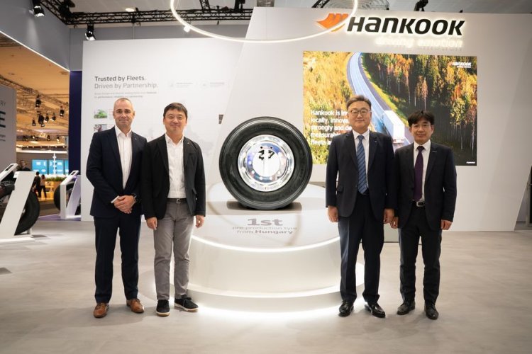 Hankook prezintă prima anvelopă pilot produsă pe noua linie de fabricație
